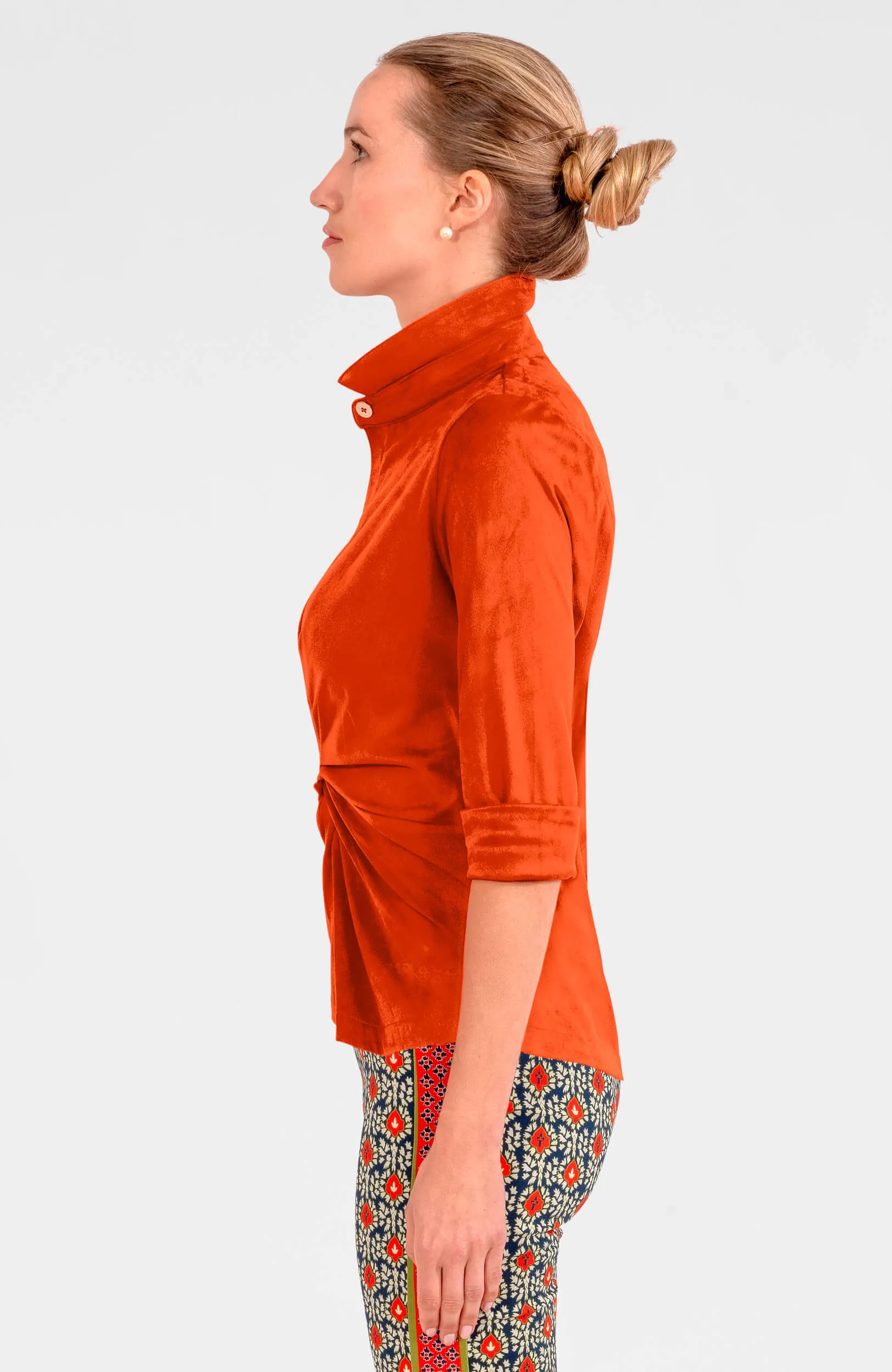Twist & Shout Top - Ultra Suede date night