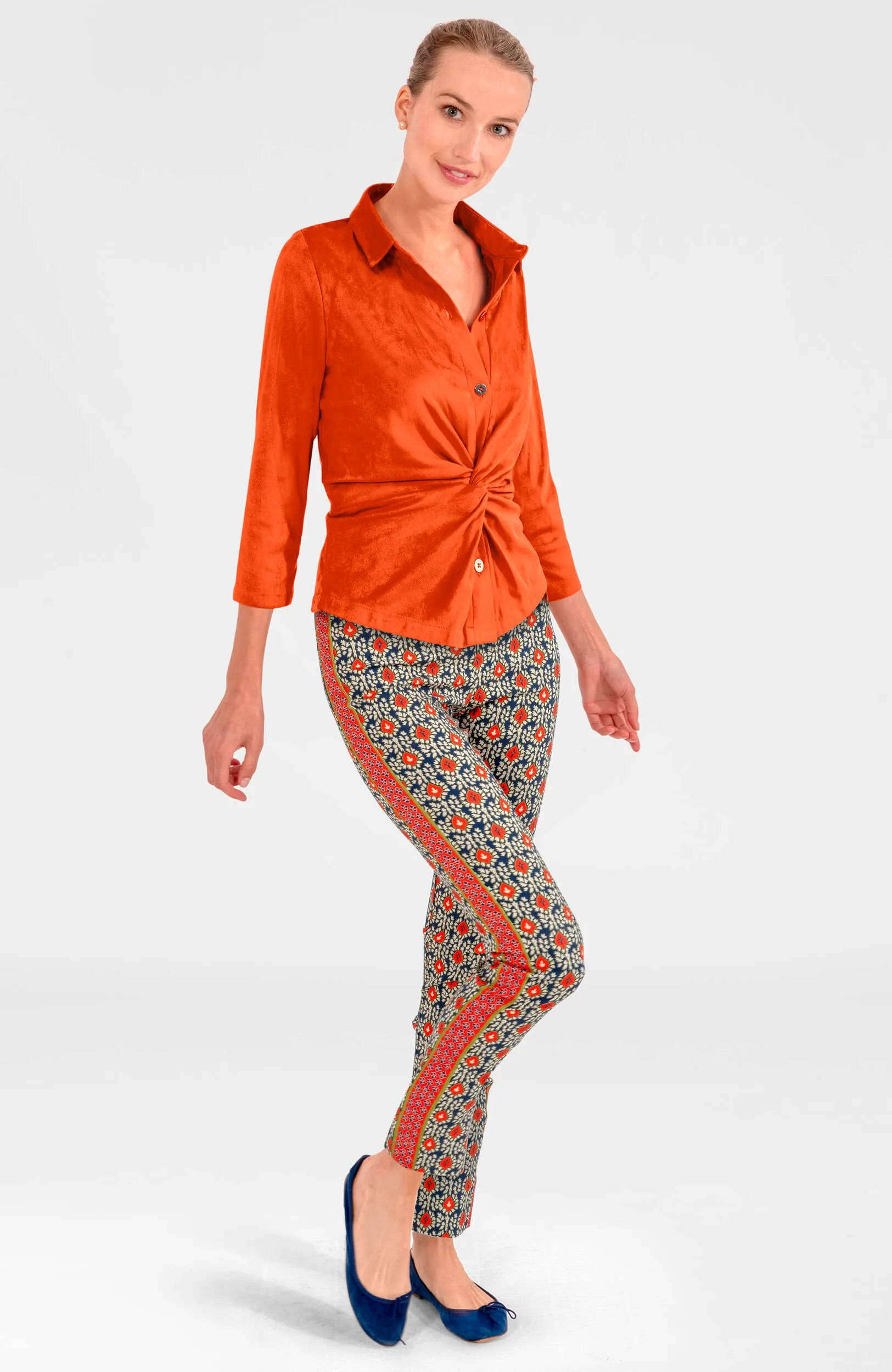 Twist & Shout Top - Ultra Suede date night
