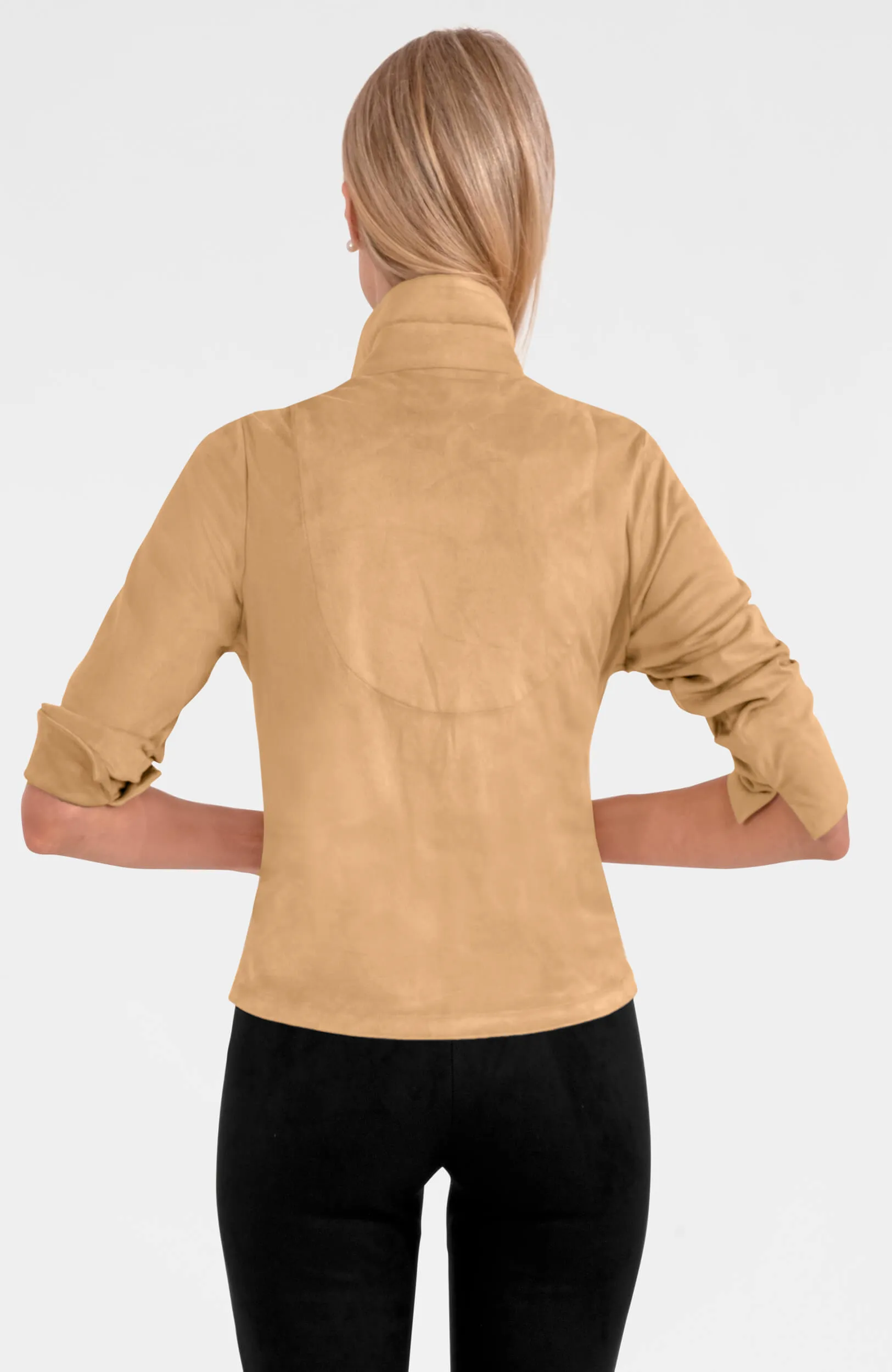 Twist & Shout Top - Ultra Suede date night