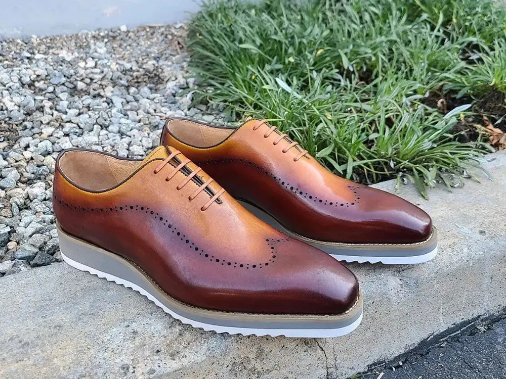 Two Tone Oxford With Lightweight Sole soft motion