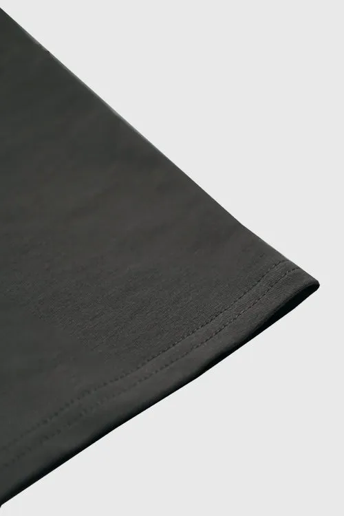 Under Logo Pocket Tee longline style