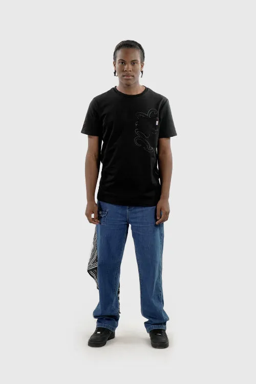 Under Logo Pocket Tee slogan attitude