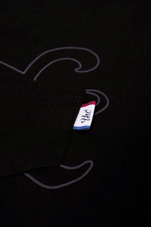 Under Logo Pocket Tee slogan attitude