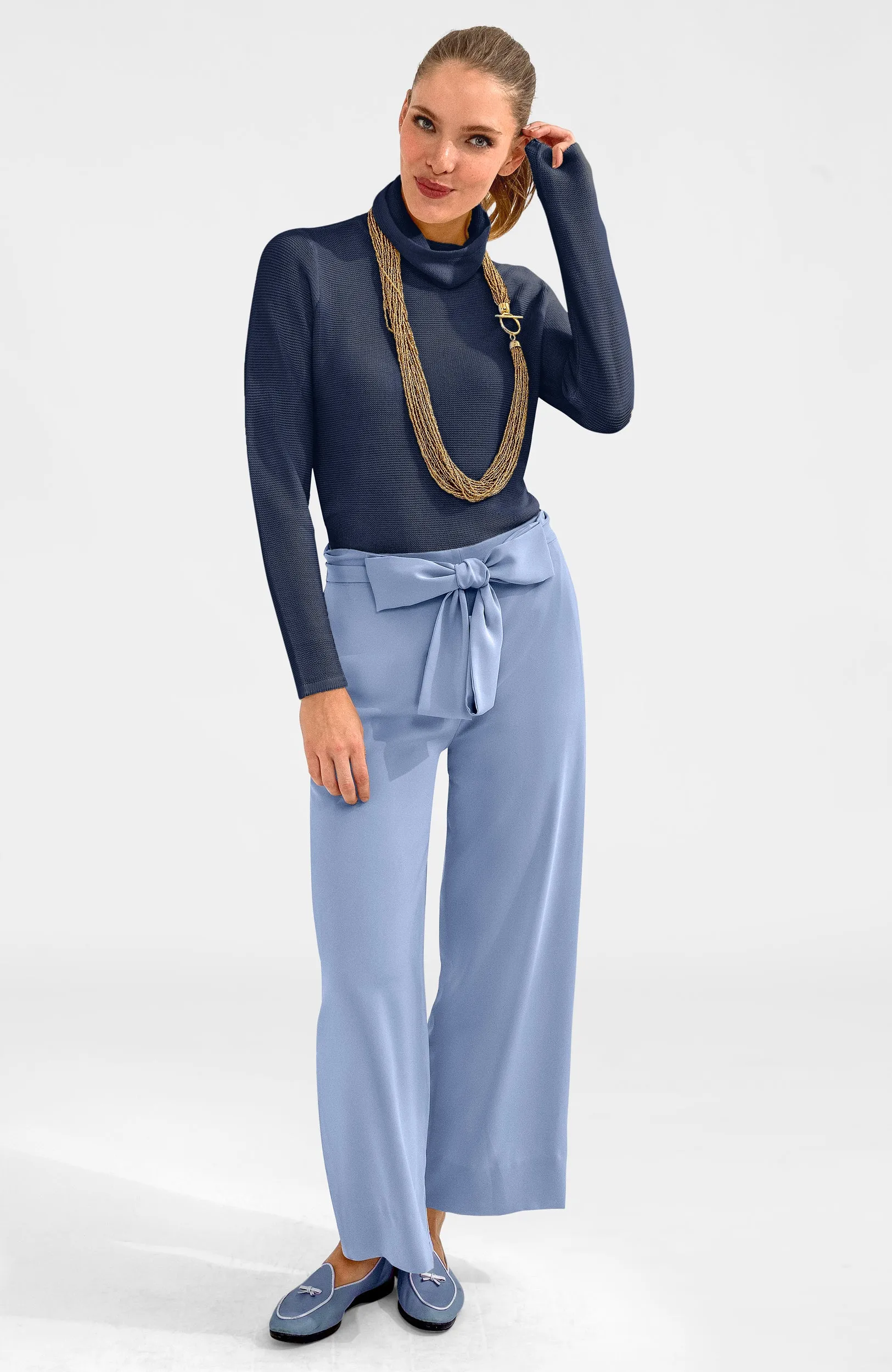 Uptown Girl Easy Pant - Silky Heaven office pants