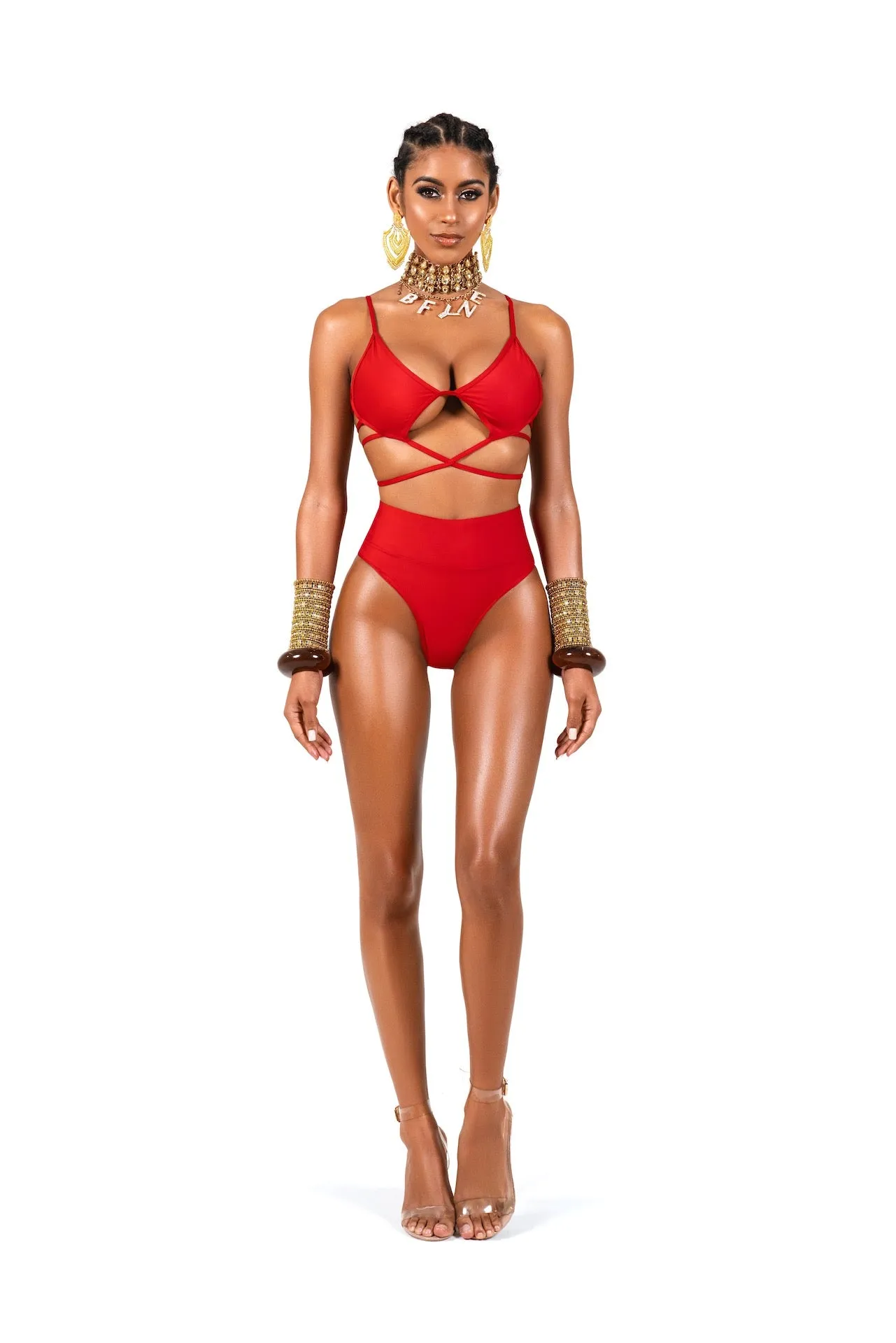 URVI TOP halter neck