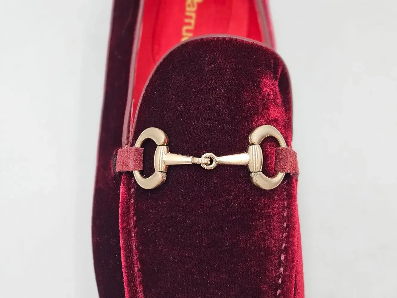 Velvet Buckle Loafer subtle vibe