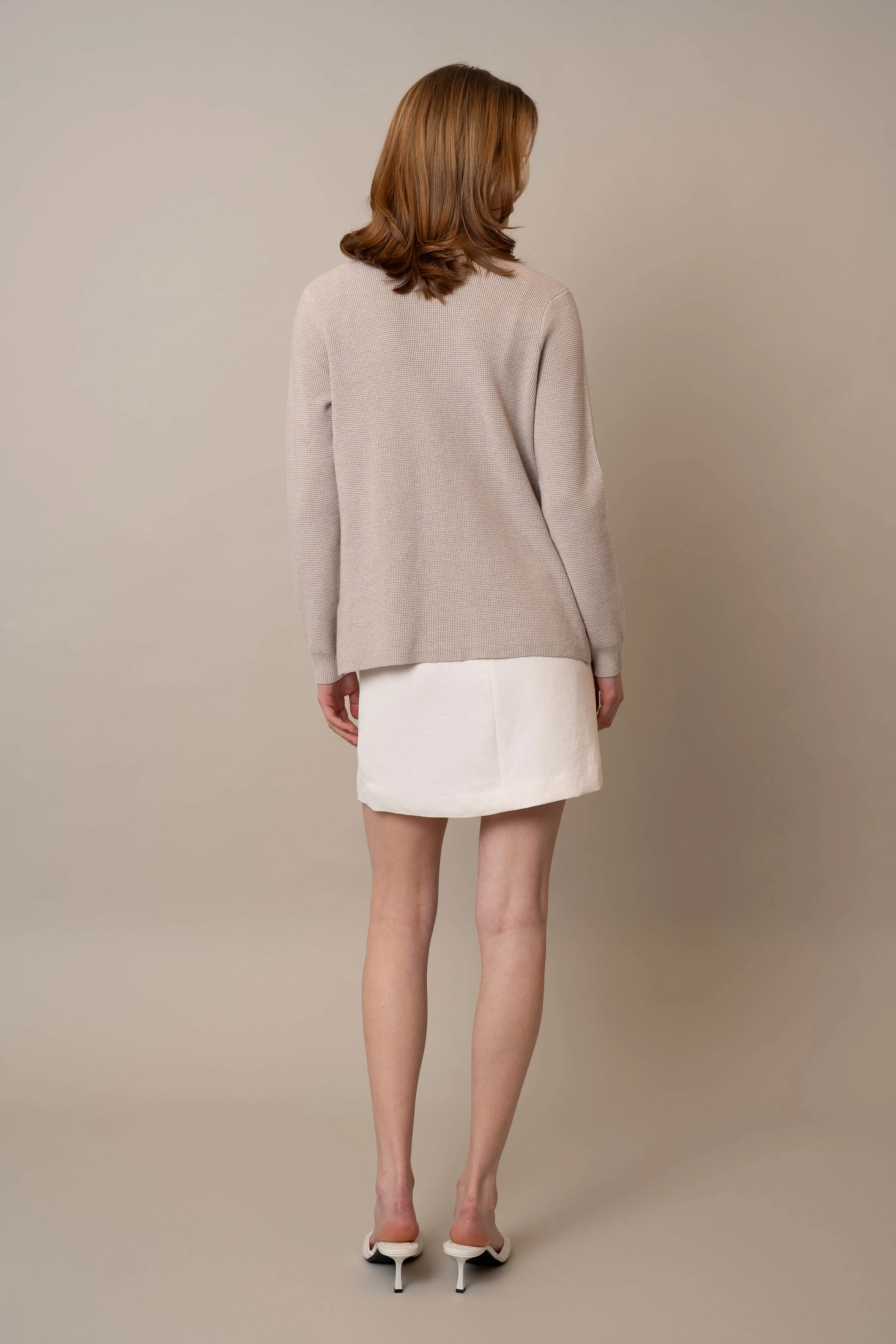 Waffle Cardigan with Pockets restful vibe