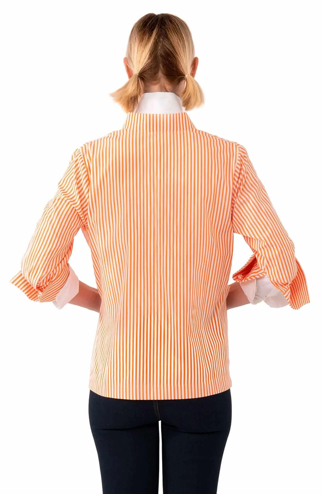 Wash / Wear Forget Me Knot Top - Stripe easy care