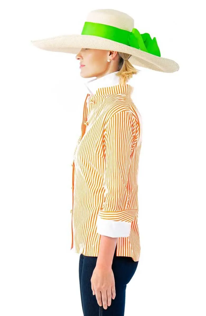Wash / Wear Forget Me Knot Top - Stripe easy care