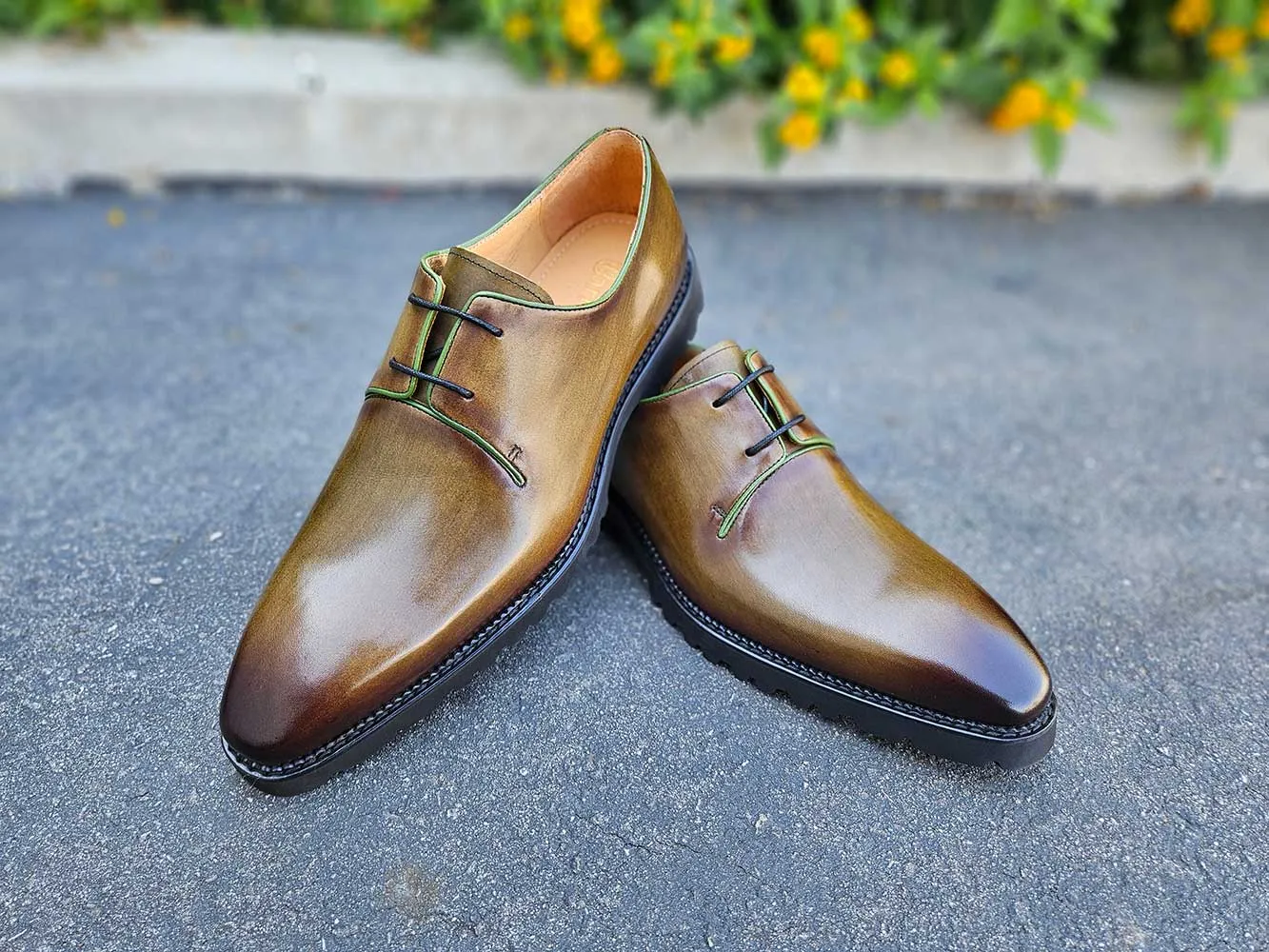 Whole Cut Derby With Lug Sole soft vibe
