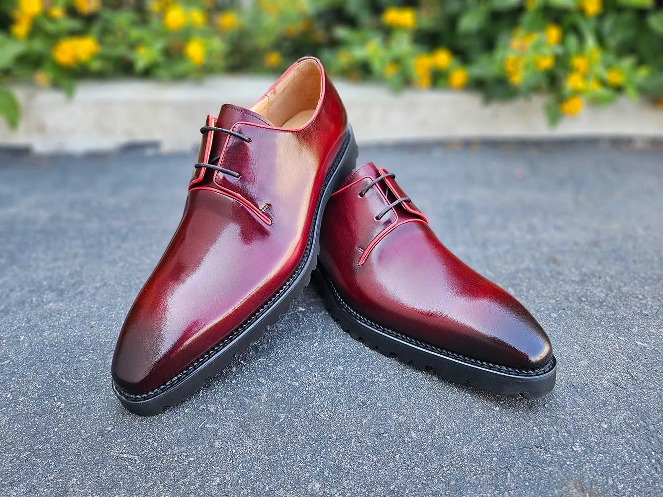 Whole Cut Derby With Lug Sole soft vibe