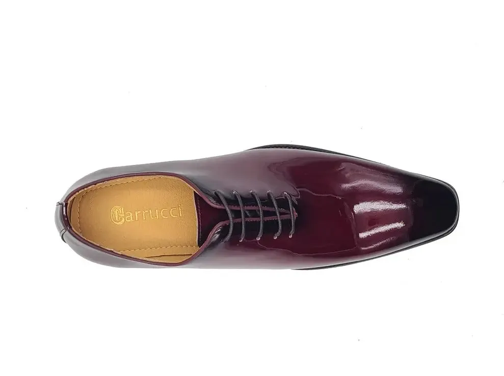 Wholecut Patent Leather Oxford flow feel