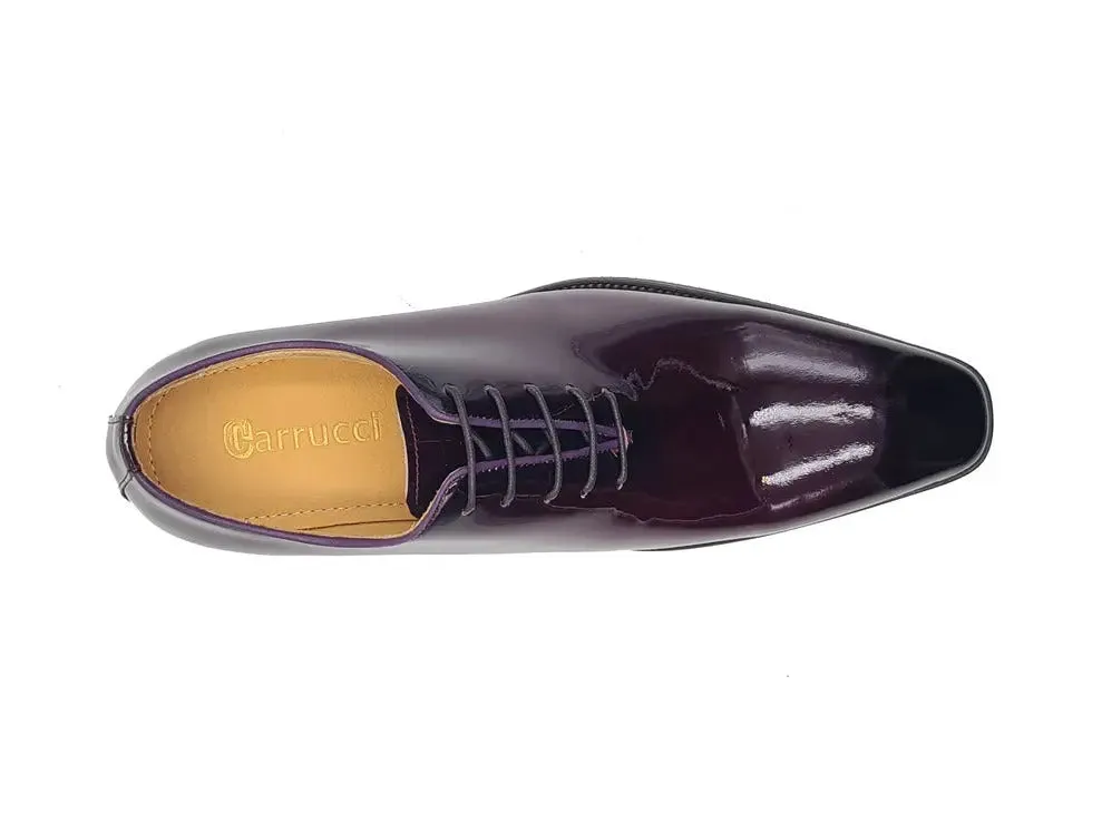 Wholecut Patent Leather Oxford flow feel