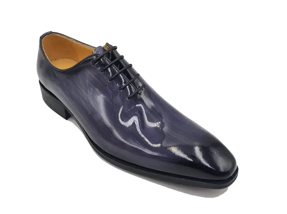 Wholecut Patent Leather Oxford flow feel