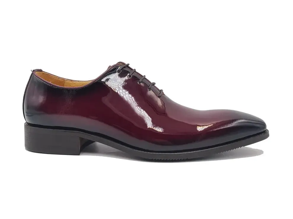 Wholecut Patent Leather Oxford flow feel