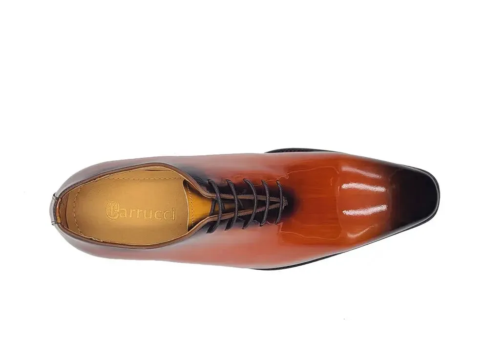 Wholecut Patent Leather Oxford flow feel