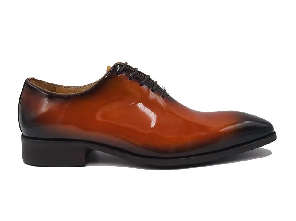 Wholecut Patent Leather Oxford flow feel