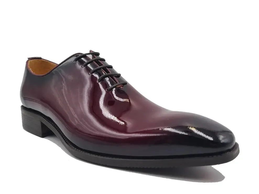 Wholecut Patent Leather Oxford flow feel