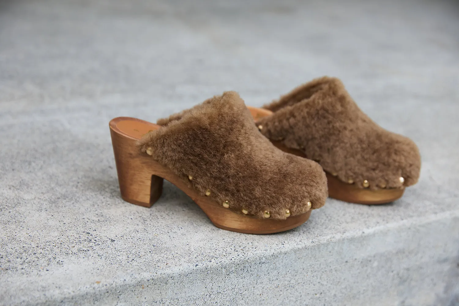 WOODPECKER MAS SHEARLING - Bronze festival mood