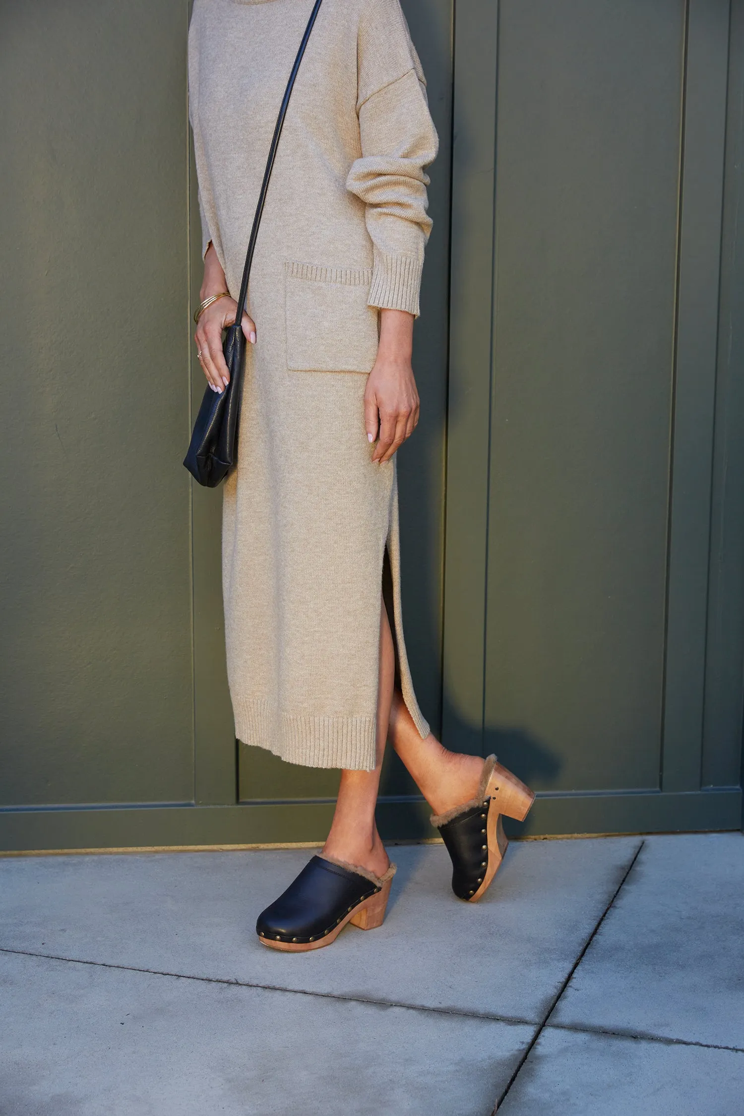 WOODPECKER SHEARLING - Black dream path